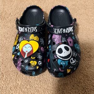 Disney Jack Skellington and Sally Nightmare Before Christmas Clogs